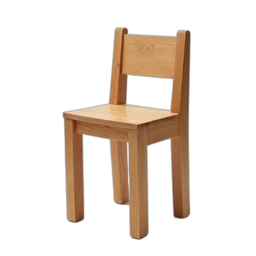 furniture, dress, robot, staff, 3d render, wooden, chair, plain transparent PNG cut-out