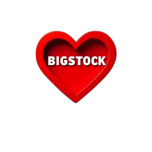 red, heart-shaped, graphic, word, bigstock, inside, positioned, background transparent PNG cut-out