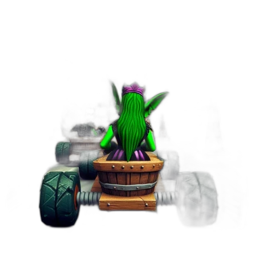 dragon, weapon, staff, crown, 3d render, pixel art, concept art, fantasy art transparent PNG cut-out