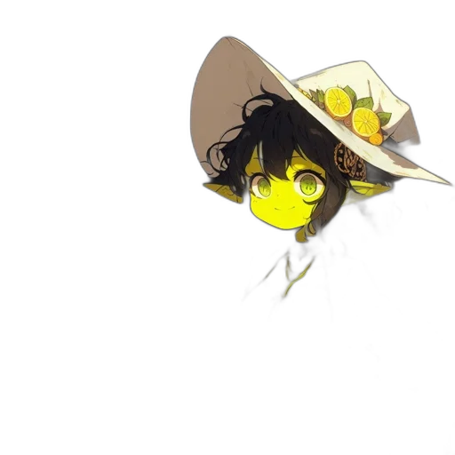 hat, mask, staff, weapon, concept art, anime, cartoon, 3d render transparent PNG cut-out
