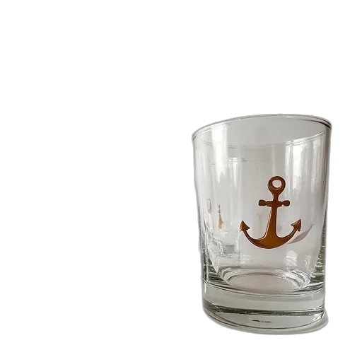 vintage, 1950s, anchor, six transparent PNG cut-out