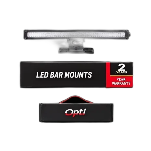 black, led, bar, red, opti, logo, displayed, background transparent PNG cut-out