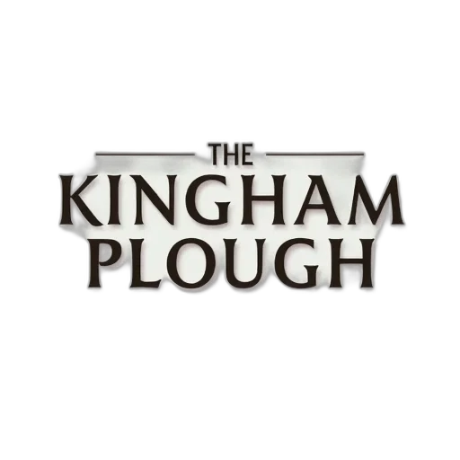 image, features, stylized, text, logo, words, kingham, plough transparent PNG cut-out