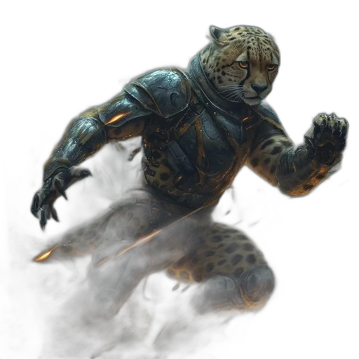 creature, mask, robot, animal, concept art, fantasy art, comic book art, 3d render transparent PNG cut-out