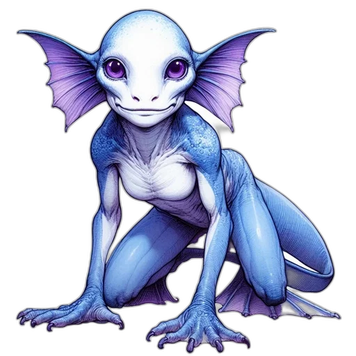 dragon, creature, animal, staff, concept art, fantasy art, 3d render, pixel art transparent PNG cut-out