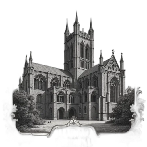 building, crown, staff, concept art, pencil sketch, photorealistic, cartoon, city street transparent PNG cut-out