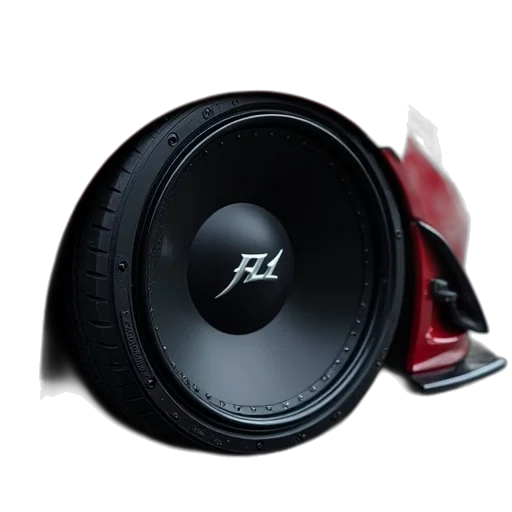 3d render, photorealistic, best, car, subwoofers, 2020 transparent PNG cut-out