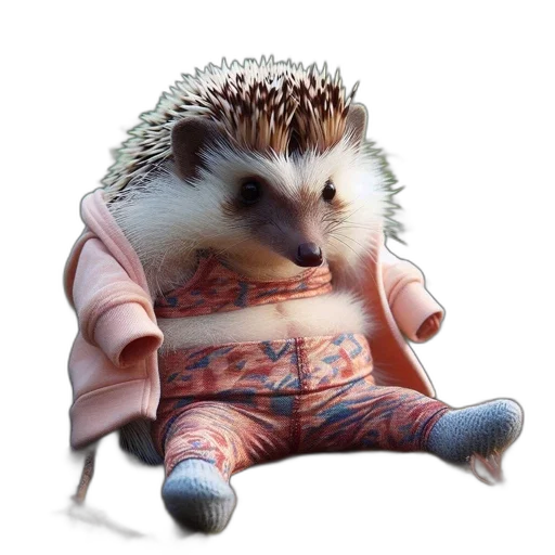 animal, creature, jacket, dress, concept art, photorealistic, 3d render, fantasy art transparent PNG cut-out