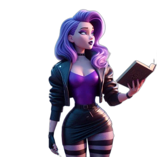 jacket, dress, staff, concept art transparent PNG cut-out