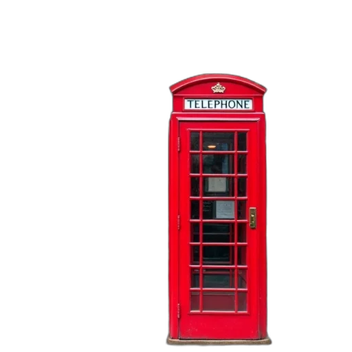building, 3d render, photorealistic, concept art, pixel art, red, telephone, booth transparent PNG cut-out