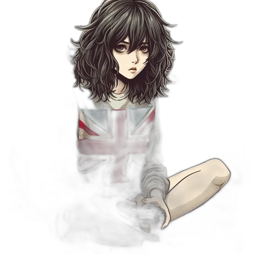 hair, mask, face, robot, fantasy art, pixel art, concept art, anime transparent PNG cut-out