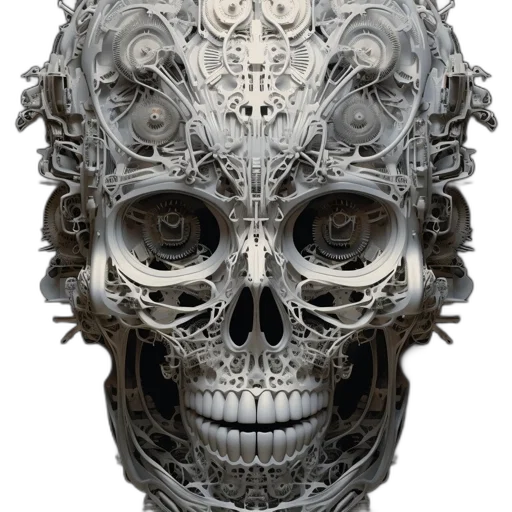 mask, face, robot, crown, 3d render, concept art, photorealistic, fantasy art transparent PNG cut-out
