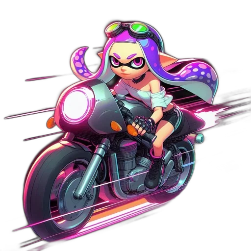 weapon, jacket, concept art, vaporwave transparent PNG cut-out