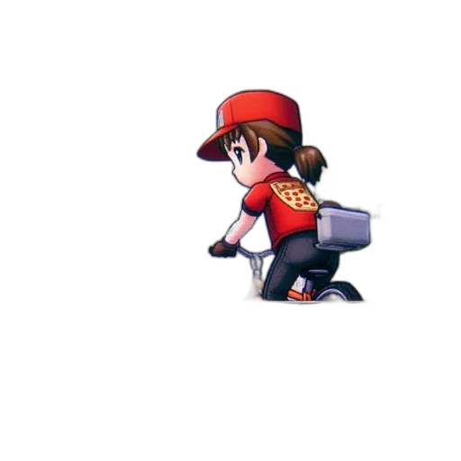 staff, hat, weapon, robot, pixel art, concept art, 3d render, cartoon transparent PNG cut-out