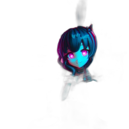 mask, face, robot, creature, anime, concept art, pixel art, 3d render transparent PNG cut-out