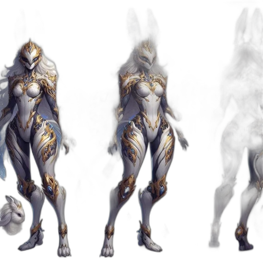 concept art, fantasy art, 3d render, comic book art, golden, monochrome, pastel, blue transparent PNG cut-out