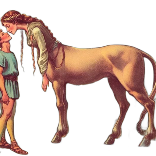 animal, staff, dress, creature, concept art, fantasy art, watercolor, pixel art transparent PNG cut-out