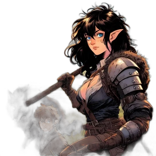 dragon, sword, weapon, fantasy art, concept art, comic book art, pixel art, dark transparent PNG cut-out