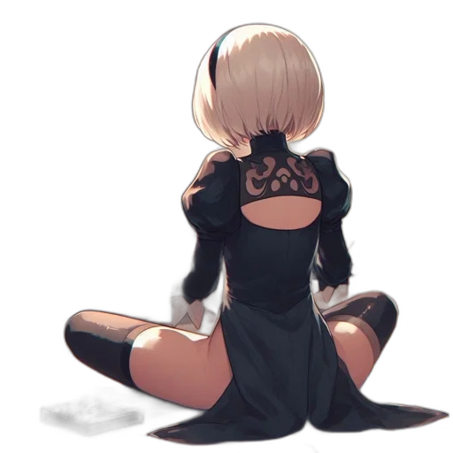 dress, jacket, robot, mask, concept art, cyberpunk, pixel art, anime transparent PNG cut-out