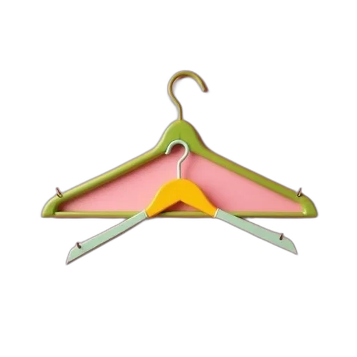 umbrella, jewelry, staff, jacket, 3d render, neon, pastel, colorful transparent PNG cut-out
