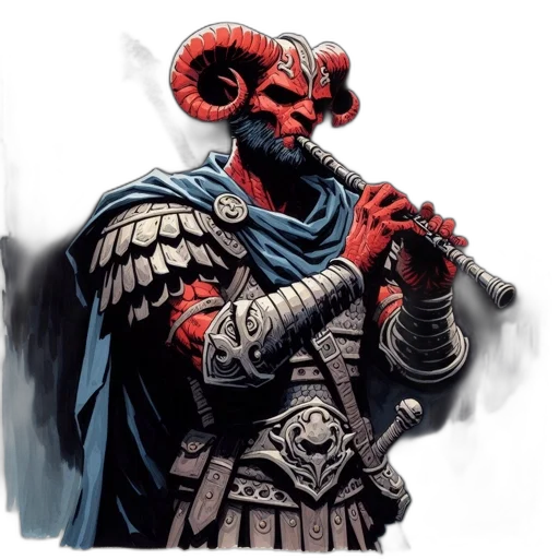 mask, staff, concept art, comic book art, fantasy art, red, enigmatic, figure transparent PNG cut-out