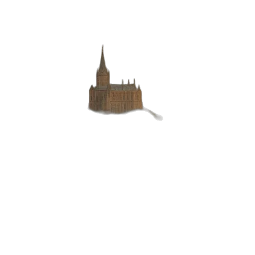 crown, hat, building, staff transparent PNG cut-out