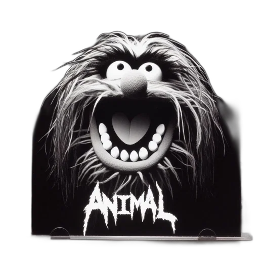 animal, creature, cartoon, photorealistic, pencil sketch, 3d render, monochrome, portrait transparent PNG cut-out
