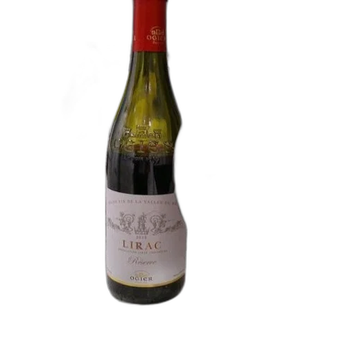bottle, 3d render, lirac, wine, sits, next, glass, red transparent PNG cut-out
