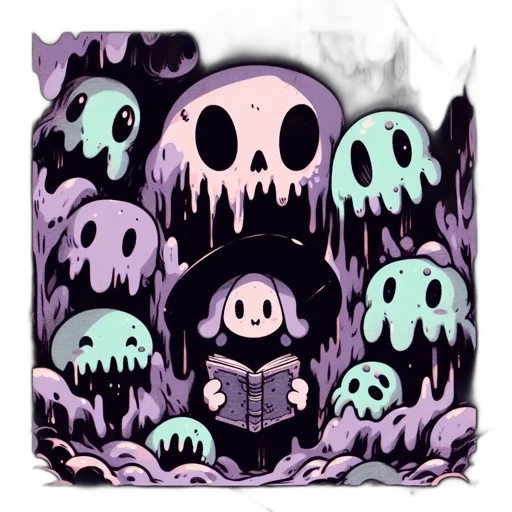 mask, creature, face, concept art, pixel art, comic book art, fantasy art, fog transparent PNG cut-out