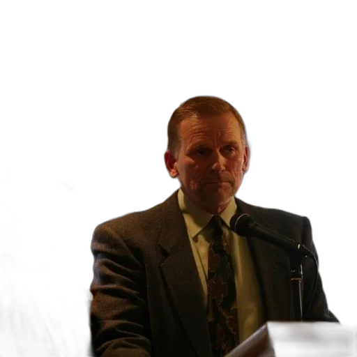 staff, face, jacket, animal, man, suit, stands, podium transparent PNG cut-out