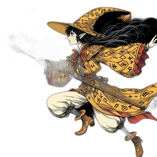 sword, weapon, concept art, fantasy art, comic book art, anime, fire, golden transparent PNG cut-out