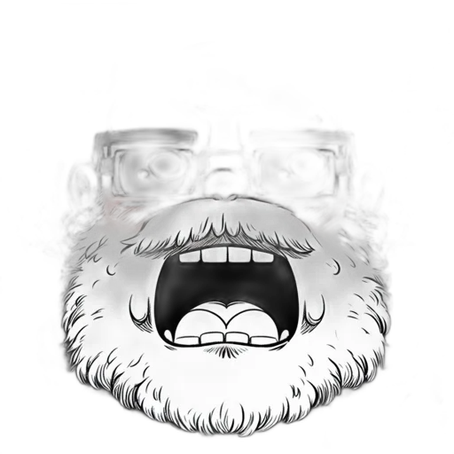 mask, face, animal, creature, cartoon, concept art, 3d render, photorealistic transparent PNG cut-out