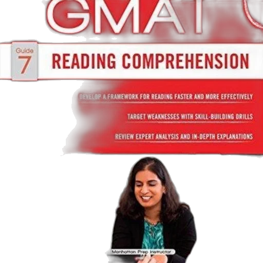 cover, gmat, reading, comprehension, guide, 7th, edition, manhattan transparent PNG cut-out