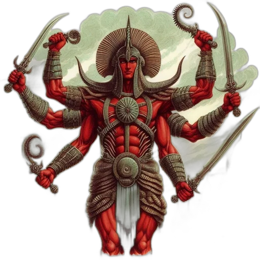 sword, staff, fantasy art, concept art, pixel art, comic book art, red, imposing transparent PNG cut-out