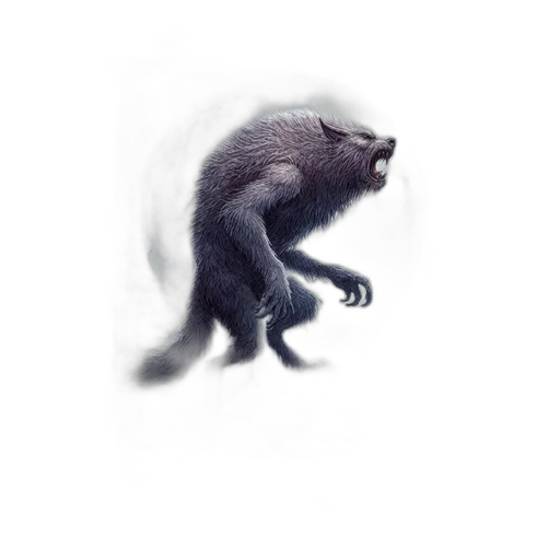 creature, animal, staff, hair, concept art, fantasy art, photorealistic, pixel art transparent PNG cut-out