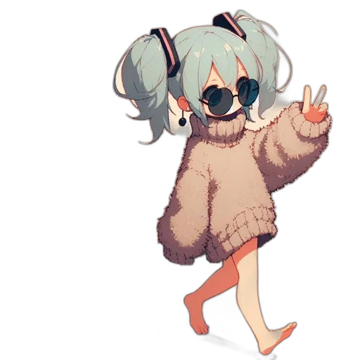 creature, staff, jacket, mask, pixel art, anime, concept art, cartoon transparent PNG cut-out