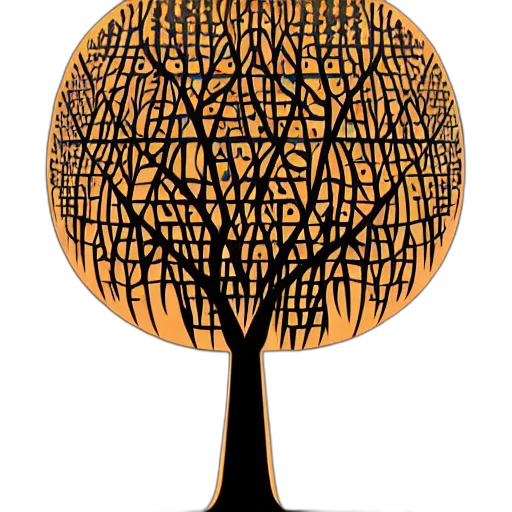 tree, crown, hair, staff transparent PNG cut-out