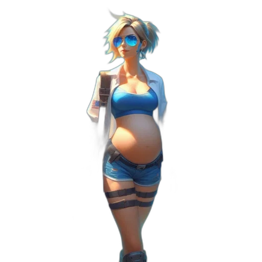 staff, dress, robot, weapon, concept art, pixel art, 3d render, fantasy art transparent PNG cut-out