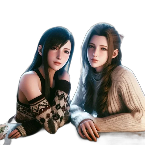 fantasy art, concept art, photorealistic, pixel art, snow, monochrome, dark, earth tones transparent PNG cut-out