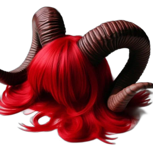 hair, creature, dragon, animal, 3d render, photorealistic, concept art, fantasy art transparent PNG cut-out