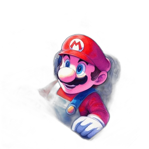 mask, hat, animal, face, 3d render, watercolor, concept art, pixel art transparent PNG cut-out