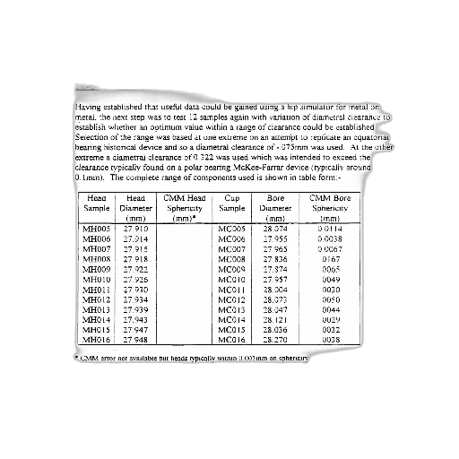 technical, document, discussing, relationship, between, diametral, clearance, wear transparent PNG cut-out