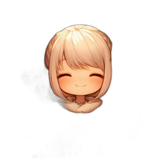 face, mask, creature, hair, pixel art, anime, watercolor, concept art transparent PNG cut-out