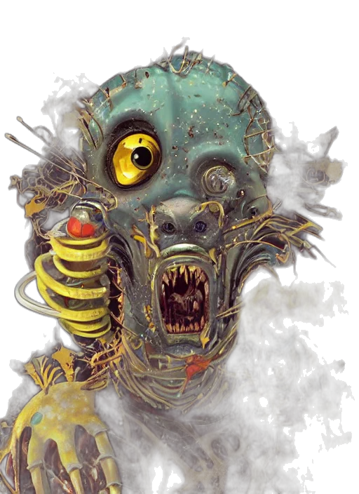mask, robot, creature, face transparent PNG cut-out