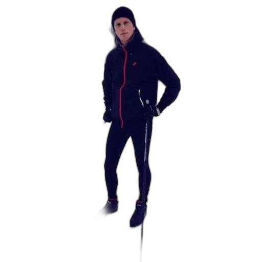 staff, jacket, umbrella, 3d render, concept art, man, black, pants transparent PNG cut-out