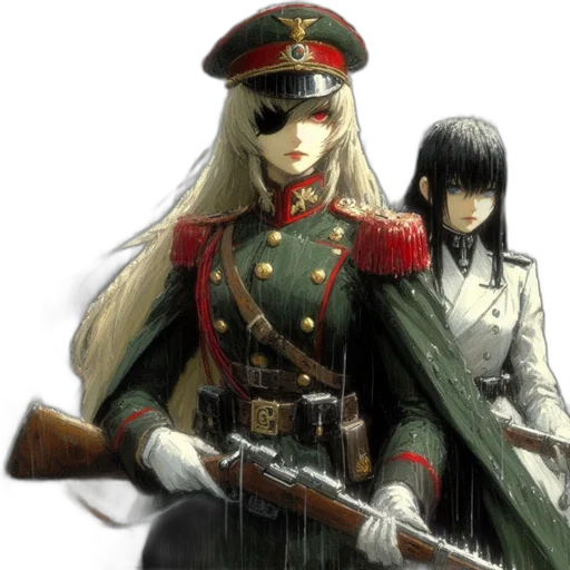 weapon, staff, sword, hat, concept art, fantasy art, anime, comic book art transparent PNG cut-out