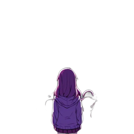 dress, jacket, creature, hair, pixel art, concept art, anime, cartoon transparent PNG cut-out