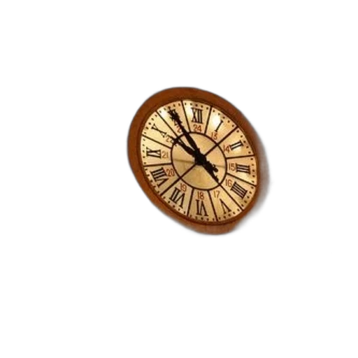 furniture, jewelry, hat, clock, roman, numerals, brick, wall transparent PNG cut-out