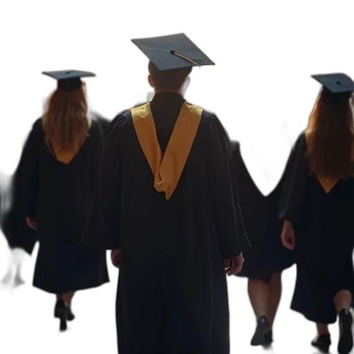 staff, 3d render, group, graduates, leave, graduation, ceremony transparent PNG cut-out