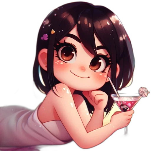 staff, flower, dress, weapon, anime, pixel art, cartoon, concept art transparent PNG cut-out